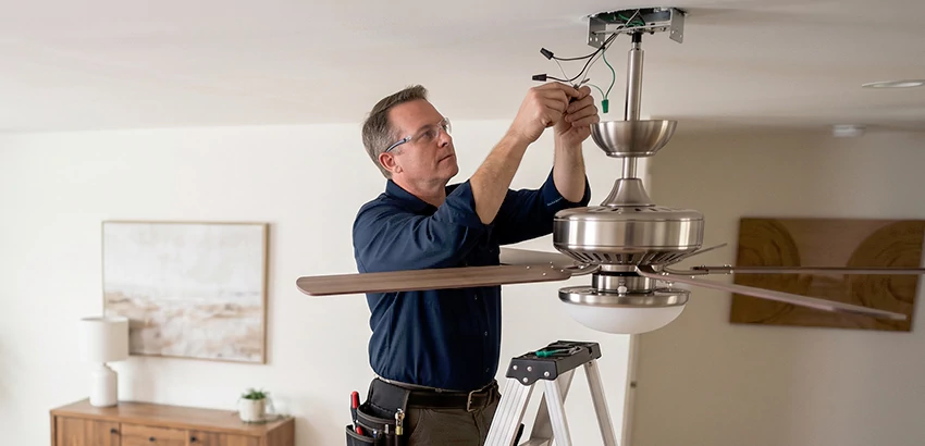Ceiling Fan Light and Switch Repair in Hixson
