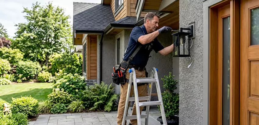 Outdoor and Exterior Light Fixture Installation in Hixson
