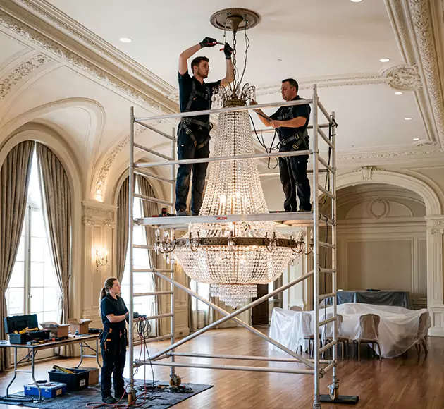 Professional Chandelier Installation: Your Local Fixture Team in Hixson, TN